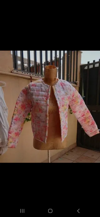 Piumino bambina 11 anni floreale