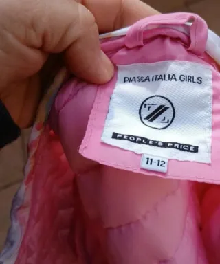 Piumino bambina 11 anni floreale