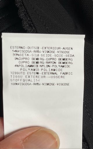 Abito corto nero Ferre