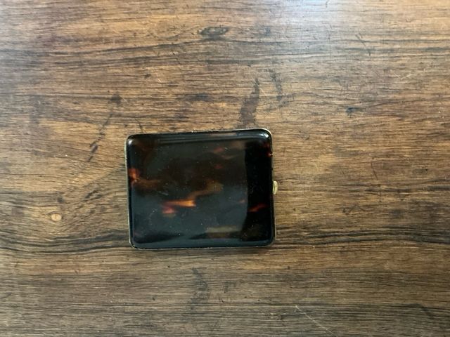 Pitillera carey con iniciales oro