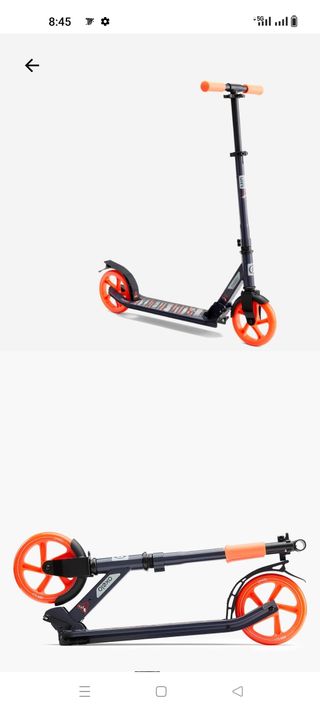 Patinete Oxelo Mid 7 Azul Naranja