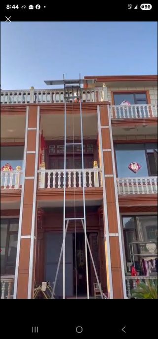 Equipo elevacion desmontable, longitud max 35 m