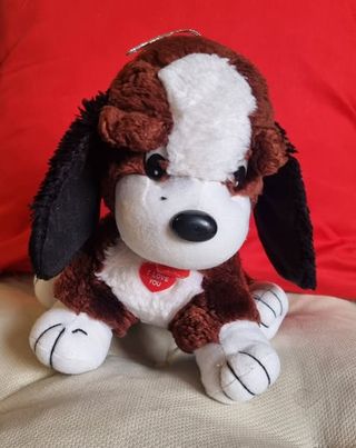 Peluche Cane I Love You 18 cm
