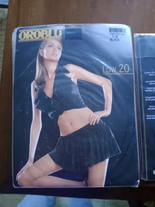 Collant Oroblu Low 20 Nero Taglia S