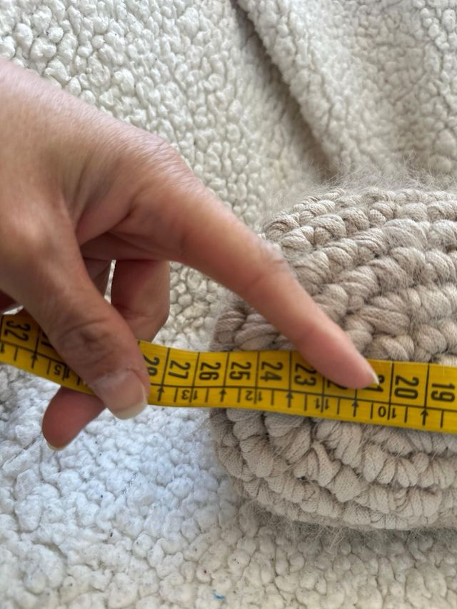 Pochette beige con manico strass