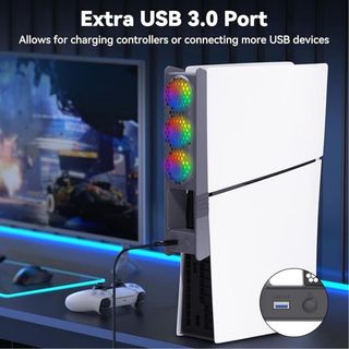 Ventilador PS5 Pro Slim con RGB SIN ESTRENAR 
