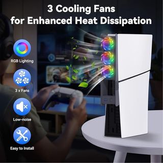 Ventilador PS5 Pro Slim con RGB SIN ESTRENAR 