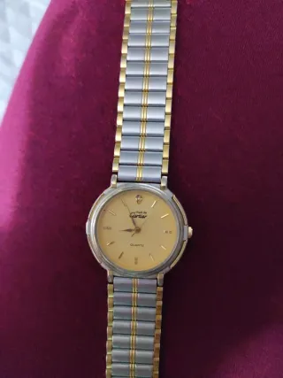 Reloj Cartier Mujer Dorado y Plateado