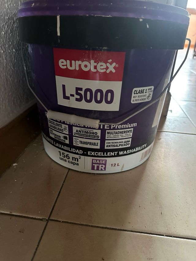 Pintura Eurotex L-5000 Satinada 12L