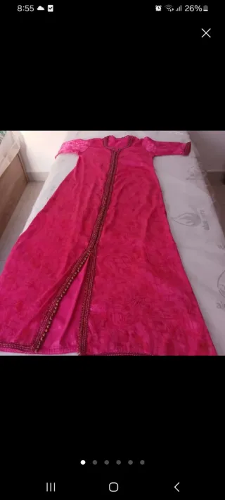 Caftán rosa talla M,S