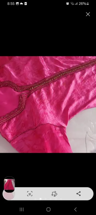 Caftán rosa talla M,S