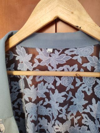 Sobrecamisa fiesta encaje XXL