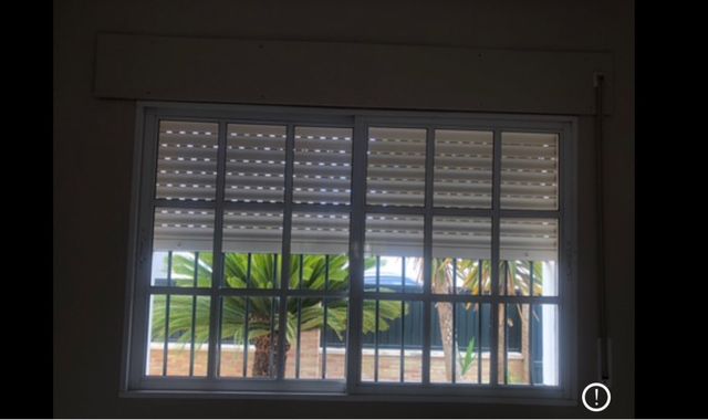 Ventana aluminio blanco lacado 200x130