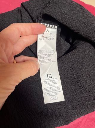 Abito nero Dixie con dettaglio incrociato