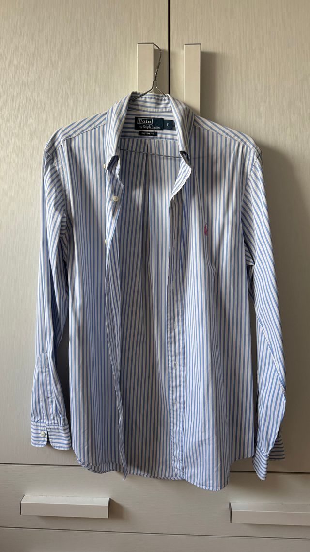 Camisa Ralph Lauren rayas azules y blancas