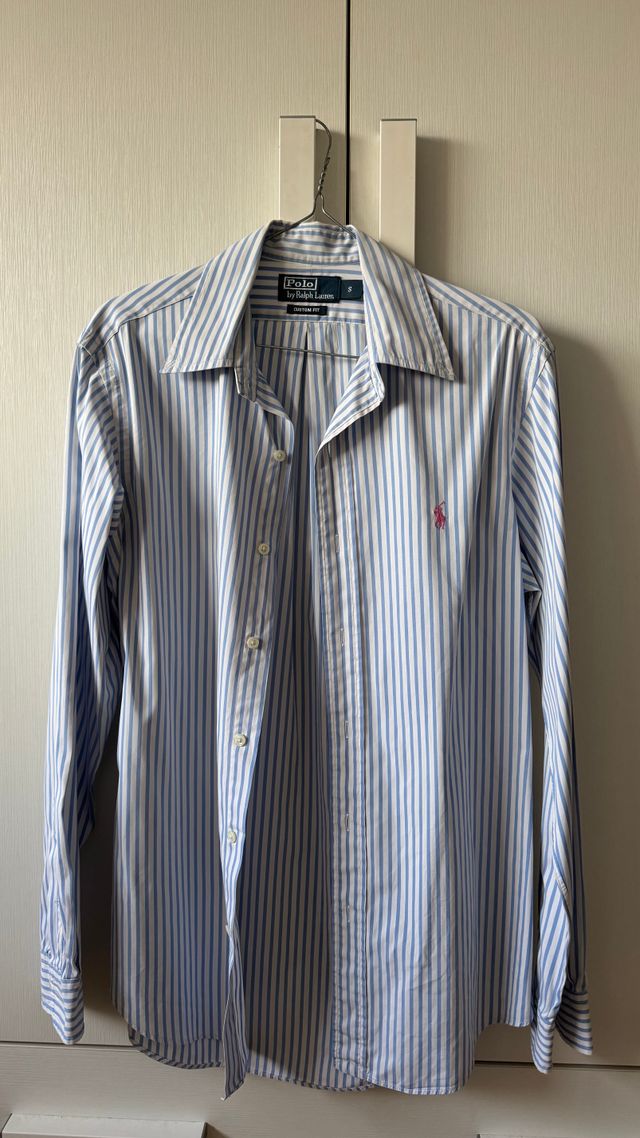 Camisa Ralph Lauren rayas azules y blancas