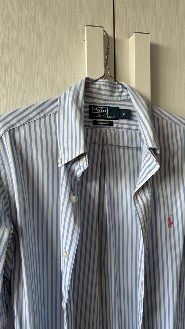 Camisa Ralph Lauren rayas azules y blancas