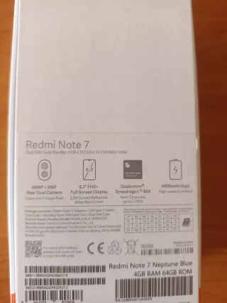 Smartphone Xiaomi Redmi Note 7.
