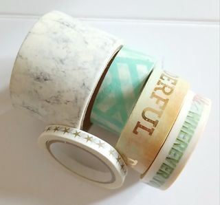 Set 5 Rotoli Nastro Washi Decorativo