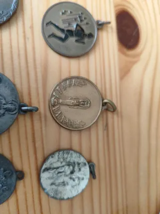 Lotto di 6 medaglie vintage anni '60