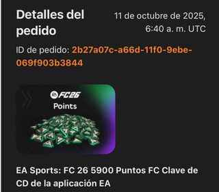EA Sports FC 26 5900 Puntos FC
