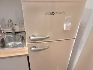 Frigorífico Nevera Retro Vintage Crema beige