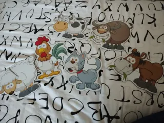 Puzzle infantil animales granja