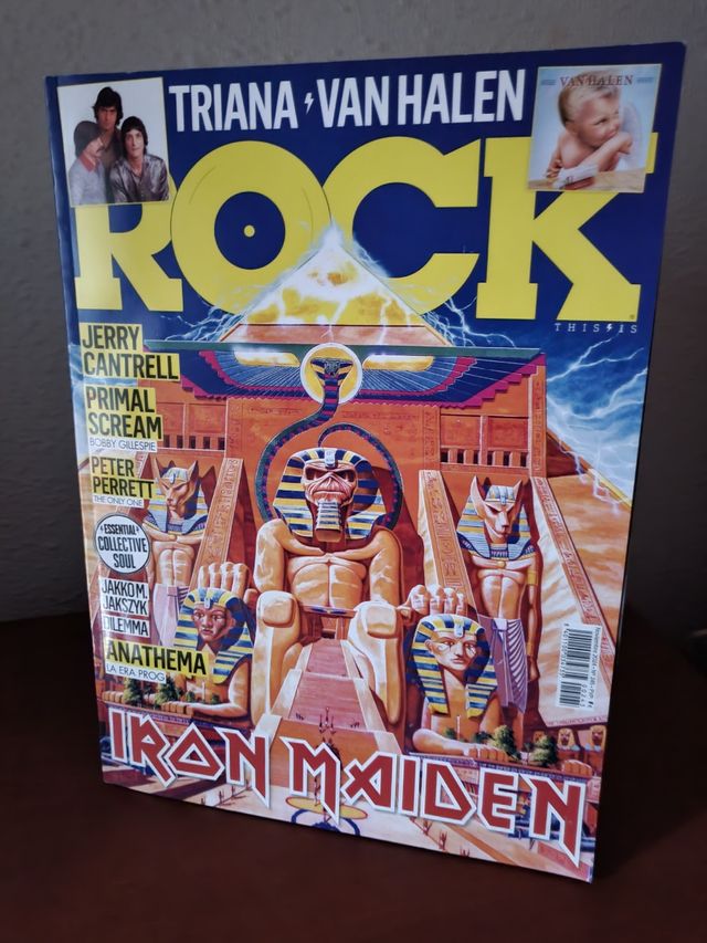 Revista Rock Iron Maiden Triana Van Halen Powersla