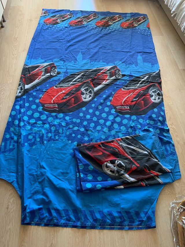 Funda nórdica infantil coches