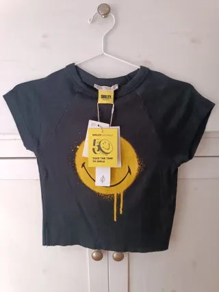 Camiseta Stradivarius Smiley Talla XS