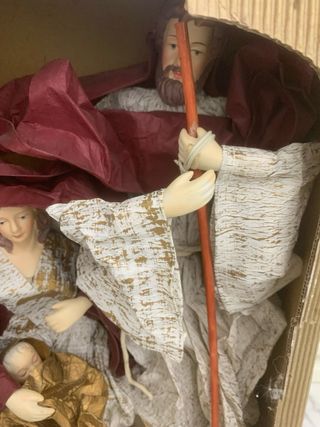 Natività in Carta Pesta Fatta a Mano