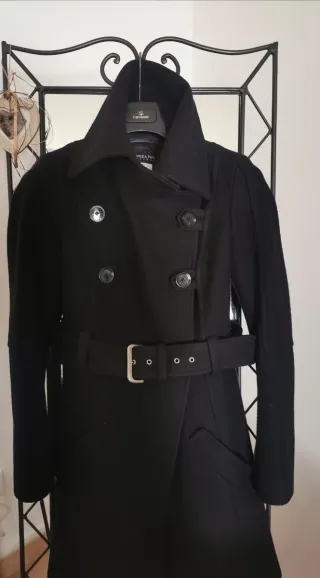 Cappotto Patrizia Pepe 40 Lana Nero