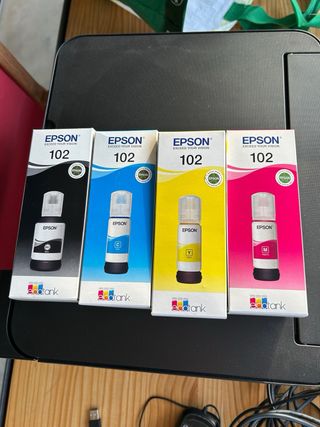Impresora Epson + cartuchos tinta originales