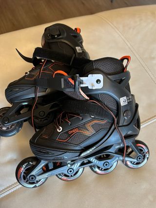 Patines en línea ajustables T32-35, marca Oxello