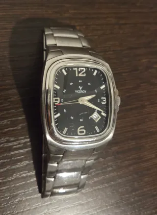 Reloj Viceroy Hombre Esfera Negra Correa Metal