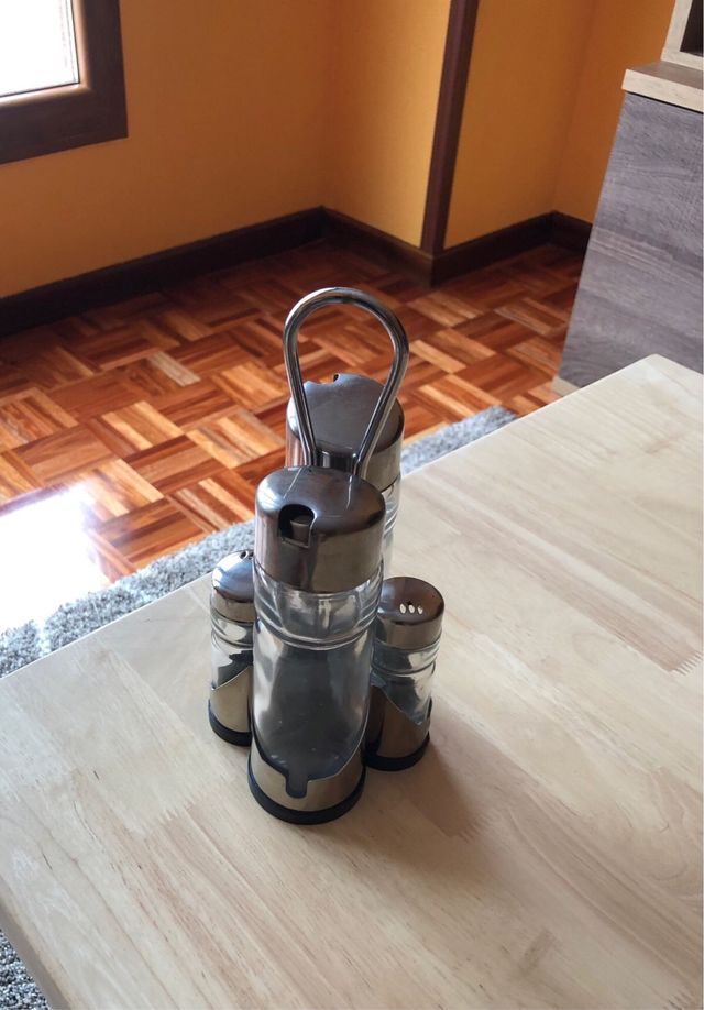 Jarra 1 Litro Puerta Nevera + Vinagrera - Aceitera