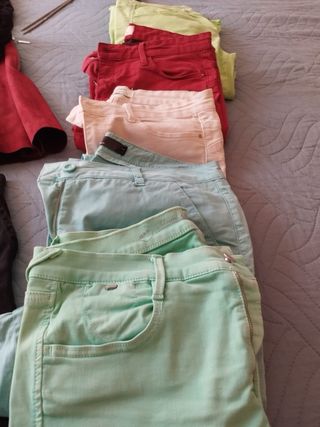 Lotto 5 Pantaloni Stradivarius Benetton Slam