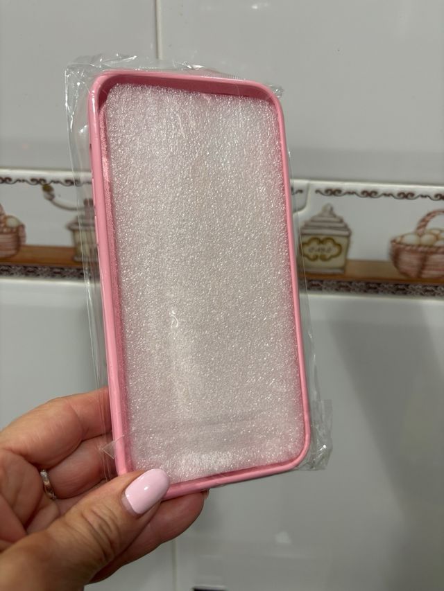 Funda iPhone 15 Plus Silicona Líquida Rosa