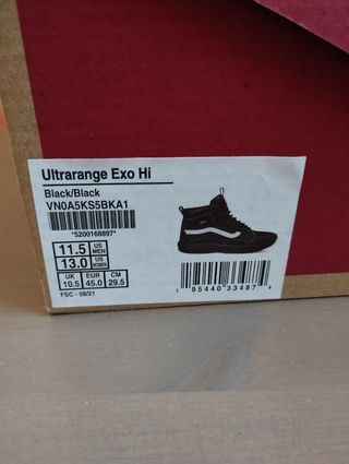 Vans Scarpe Trekking Nere Tg 45