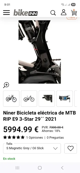 Ebike Rip E9 625wh Bosch 600km