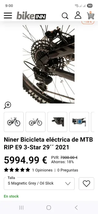 Ebike Rip E9 625wh Bosch 600km