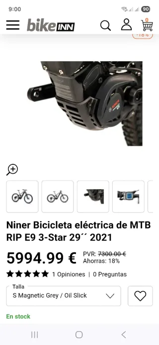 Ebike Rip E9 625wh Bosch 600km