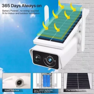 Telecamera ICSEE con Pannello Solare Nuova