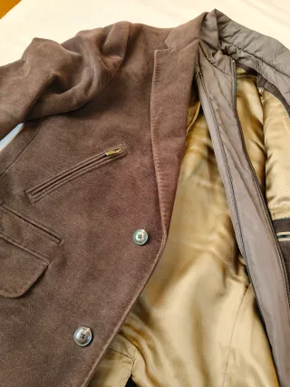 Abrigo caballero marrón