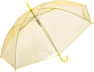 Ombrello trasparente colorato per bambini