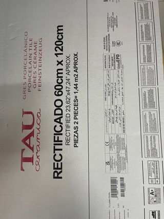 Azulejo Porcelánico TAU 60x120cm