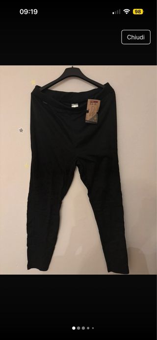 Completo termico uomo nero