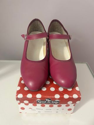 Zapatos Flamenca Pasos de Baile Buganvilla Talla 3