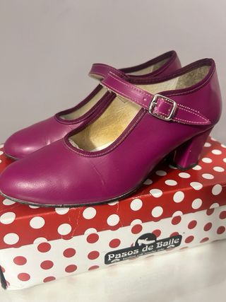 Zapatos Flamenca Pasos de Baile Buganvilla Talla 3