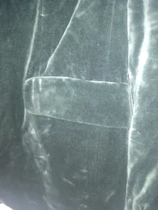 Blazer Terciopelo Verde Zara T.52